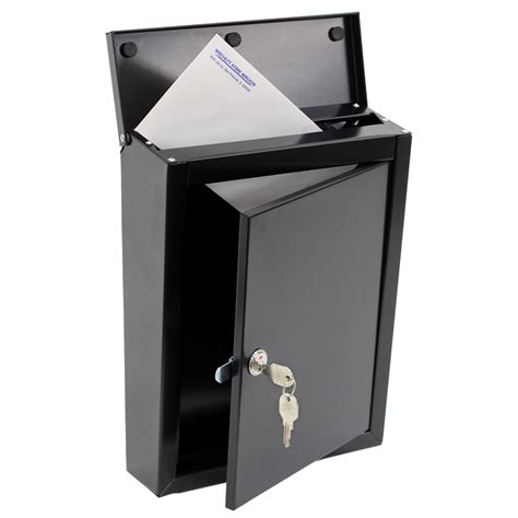 metal cash drop box|wall mounted lockable drop boxes.